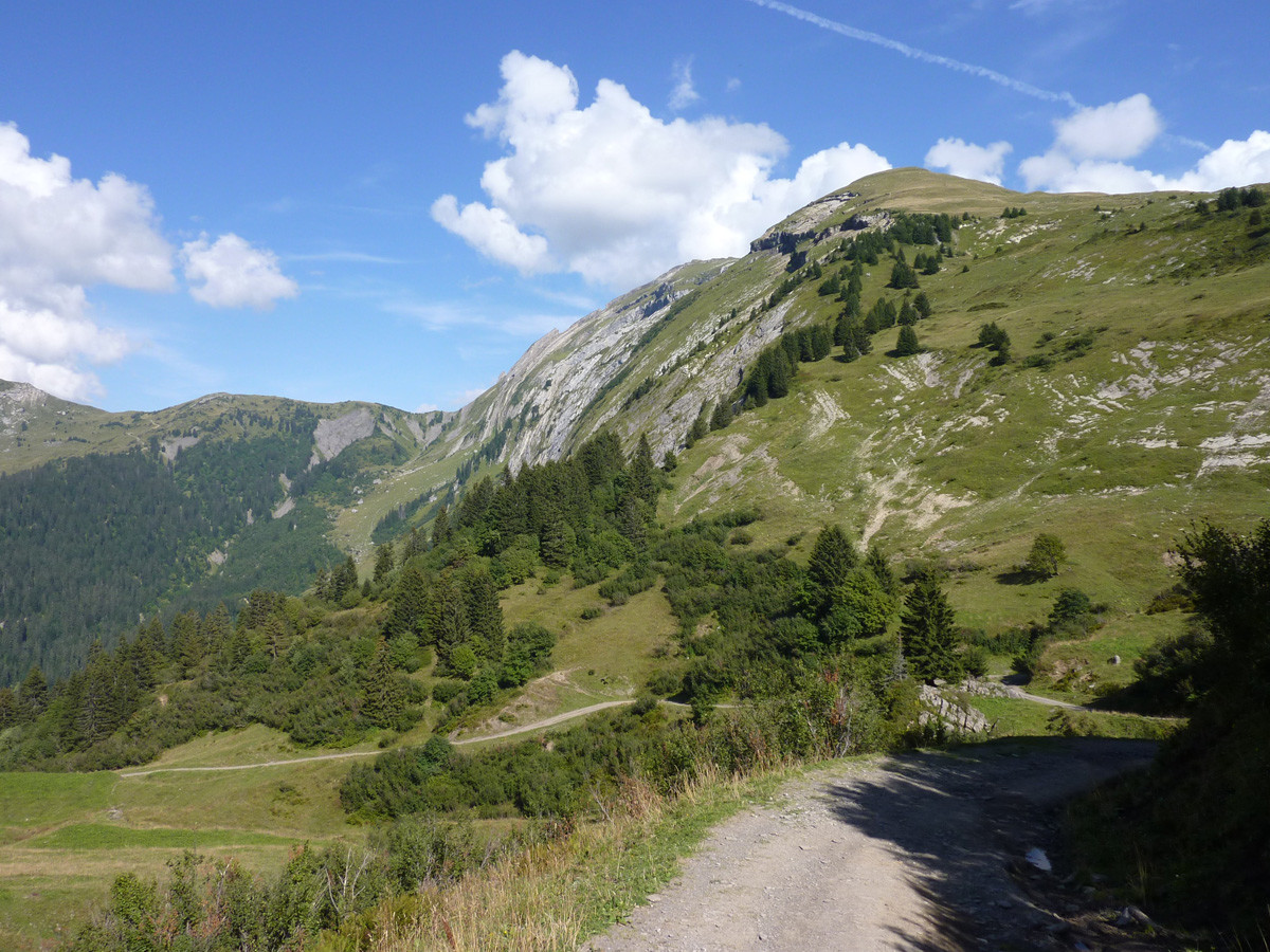 Vue juste avant le Col de la Golèse