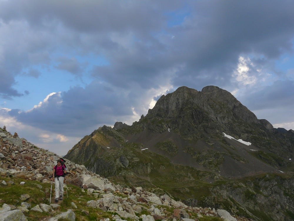Pic Arrious et Lurien, dans la descente sur Arrémoulit