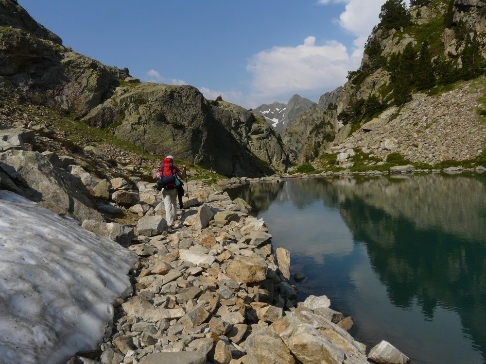Le long des lacs d'Arriel