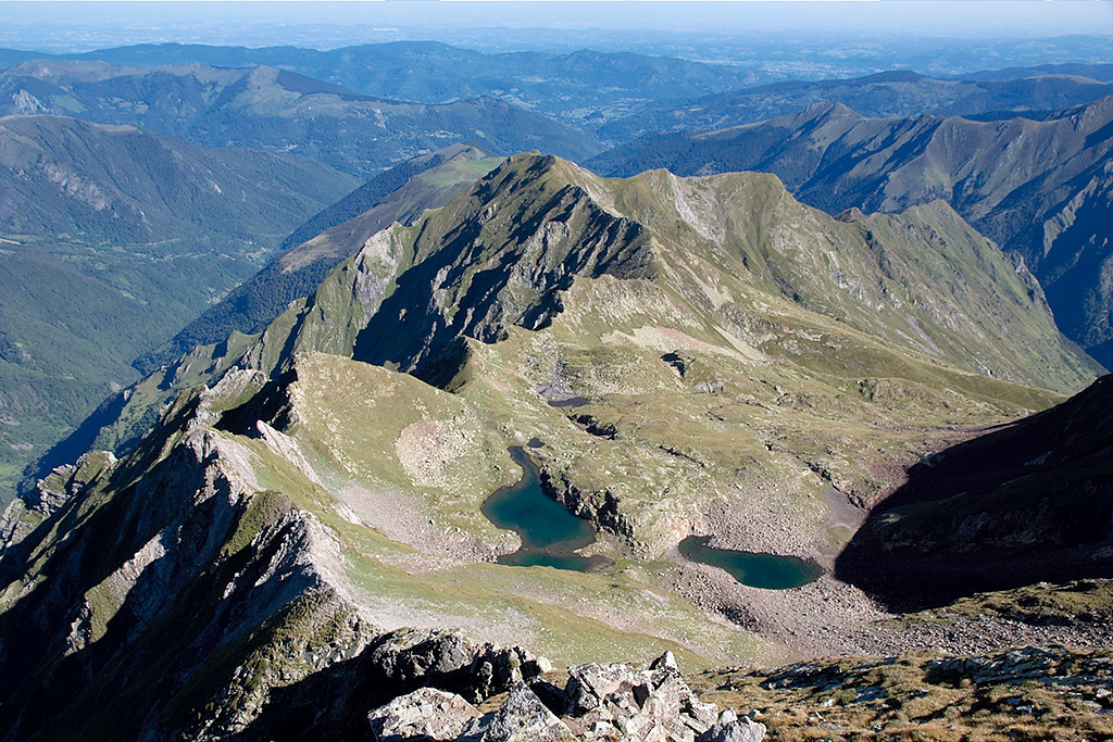 vue N depuis pic de Cornave (Pourtillou, Montagnette)