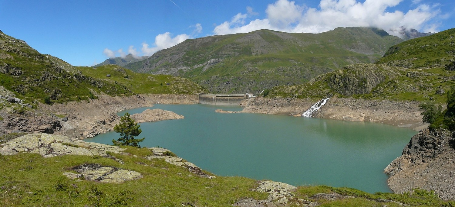 Arrivée au lac des Gloriettes