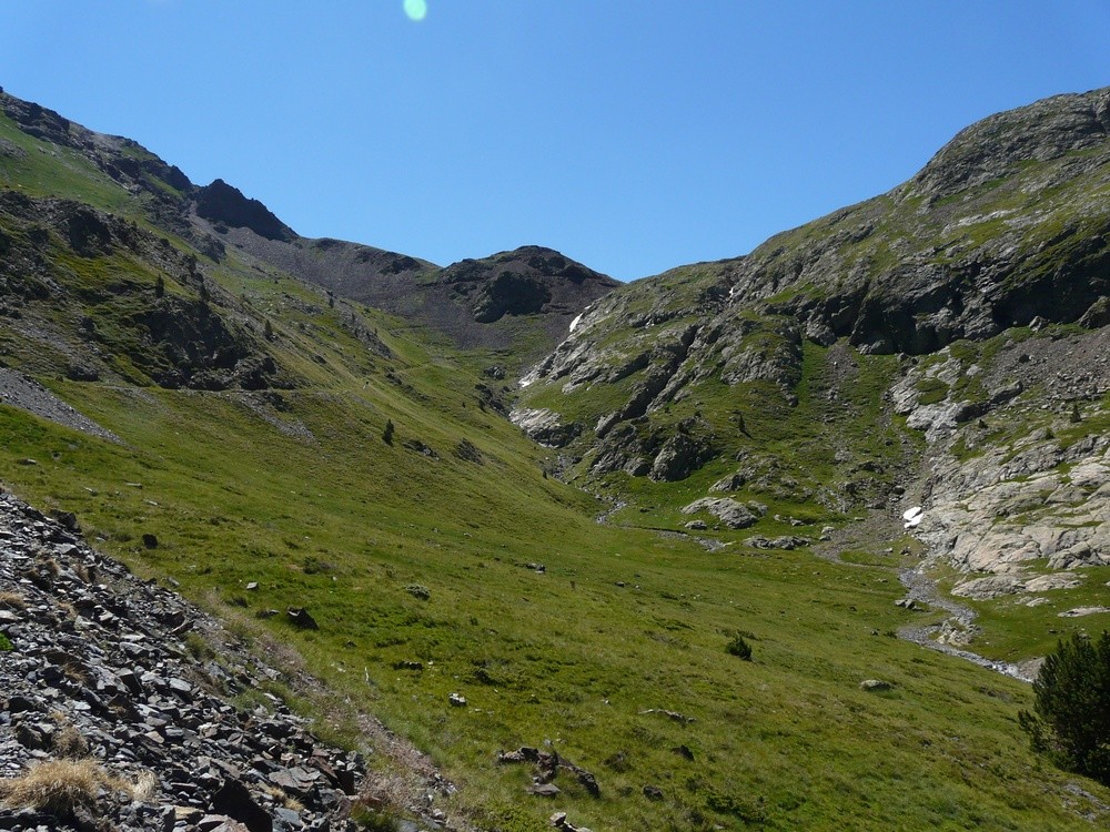En direction du Col d'Urdiceto