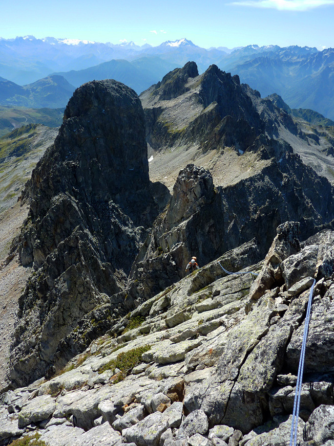La Tour de la Flachère depuis la 4ème dent
