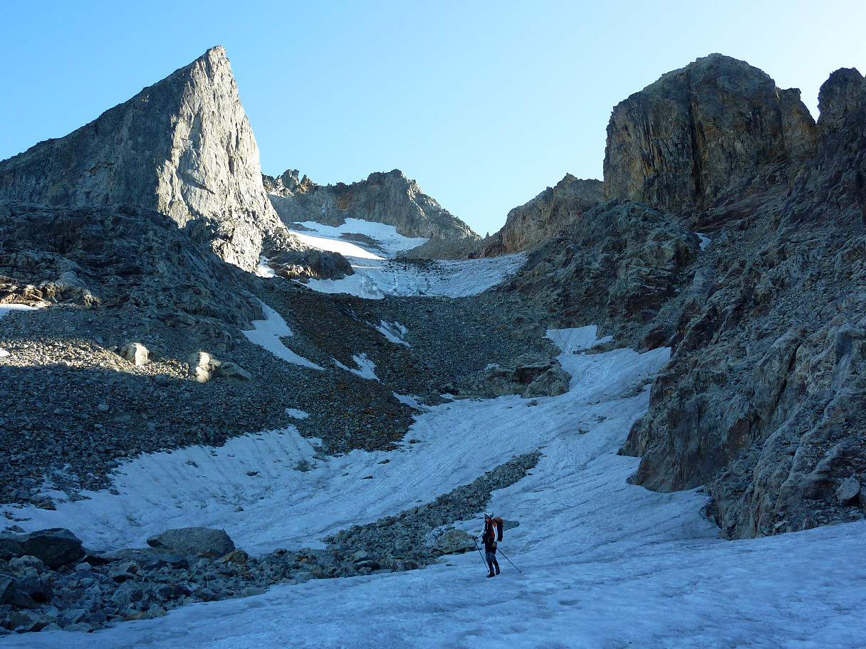 Névés sous le Glacier de Cellier