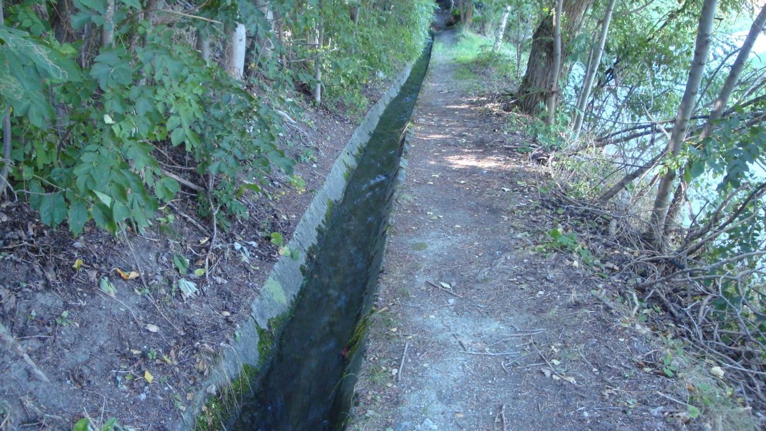 Riederu, l'eau coule