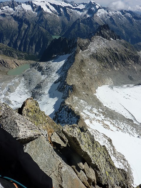 vue de l'arete du sommet