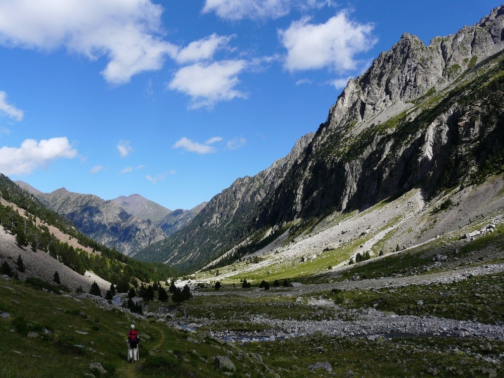 Descente sur l'Hospital de Parzan