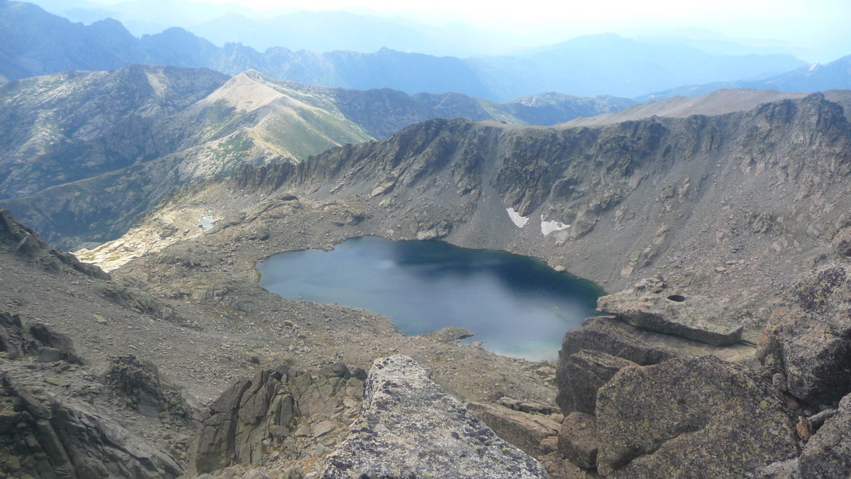 le lac de Belle bone en redescendant