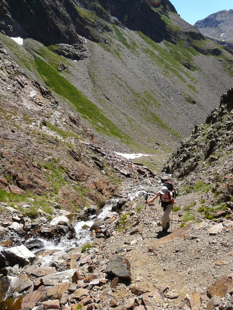 Montée raide sur la fin
