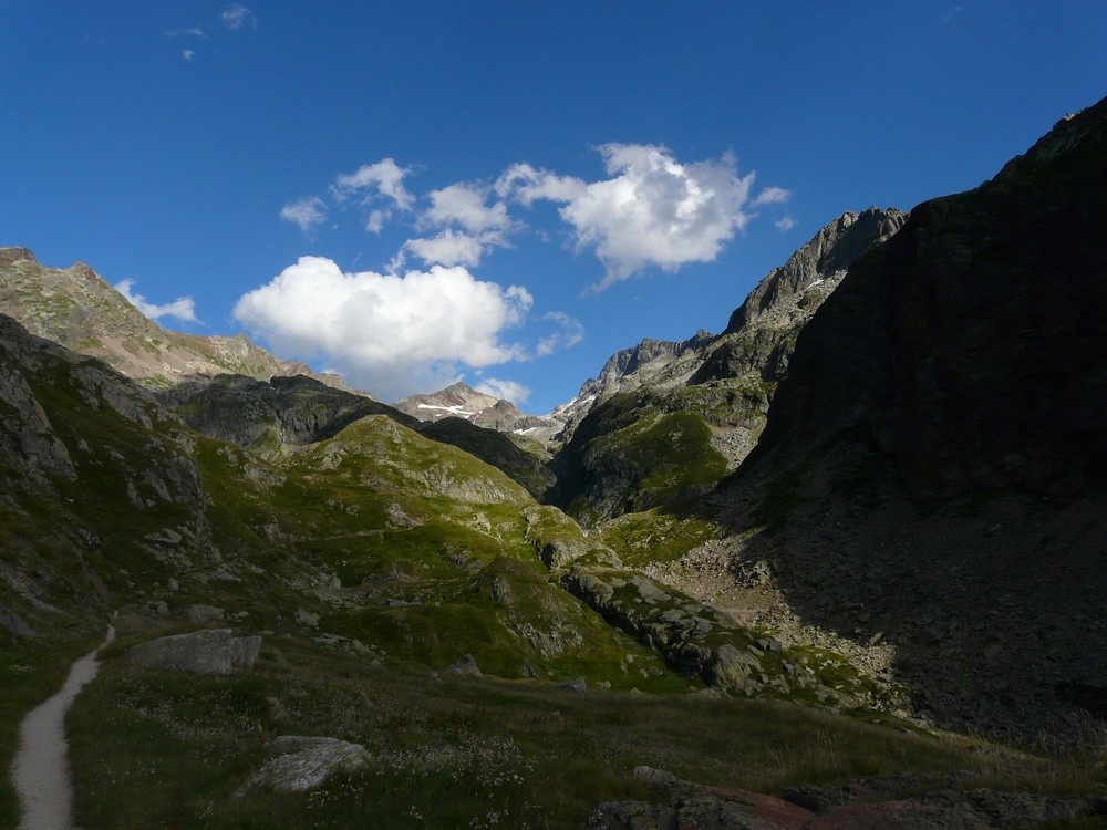 Peu avant d'arriver au lac Caillauas