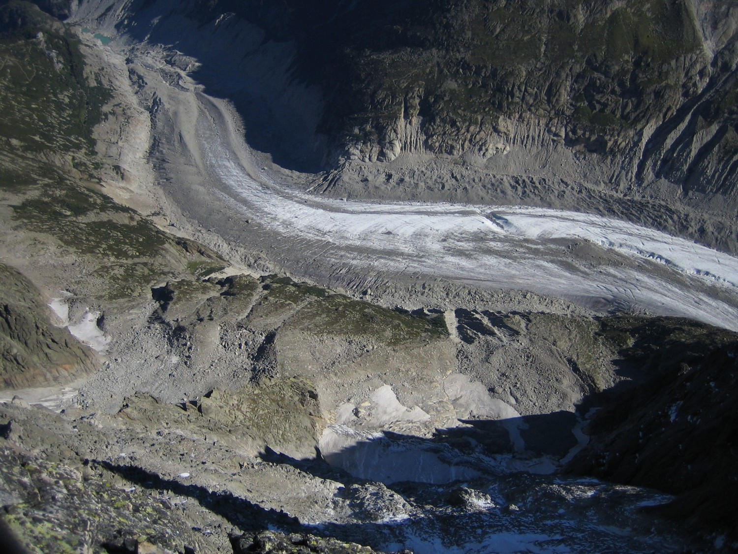 la langue de la Mer de Glace