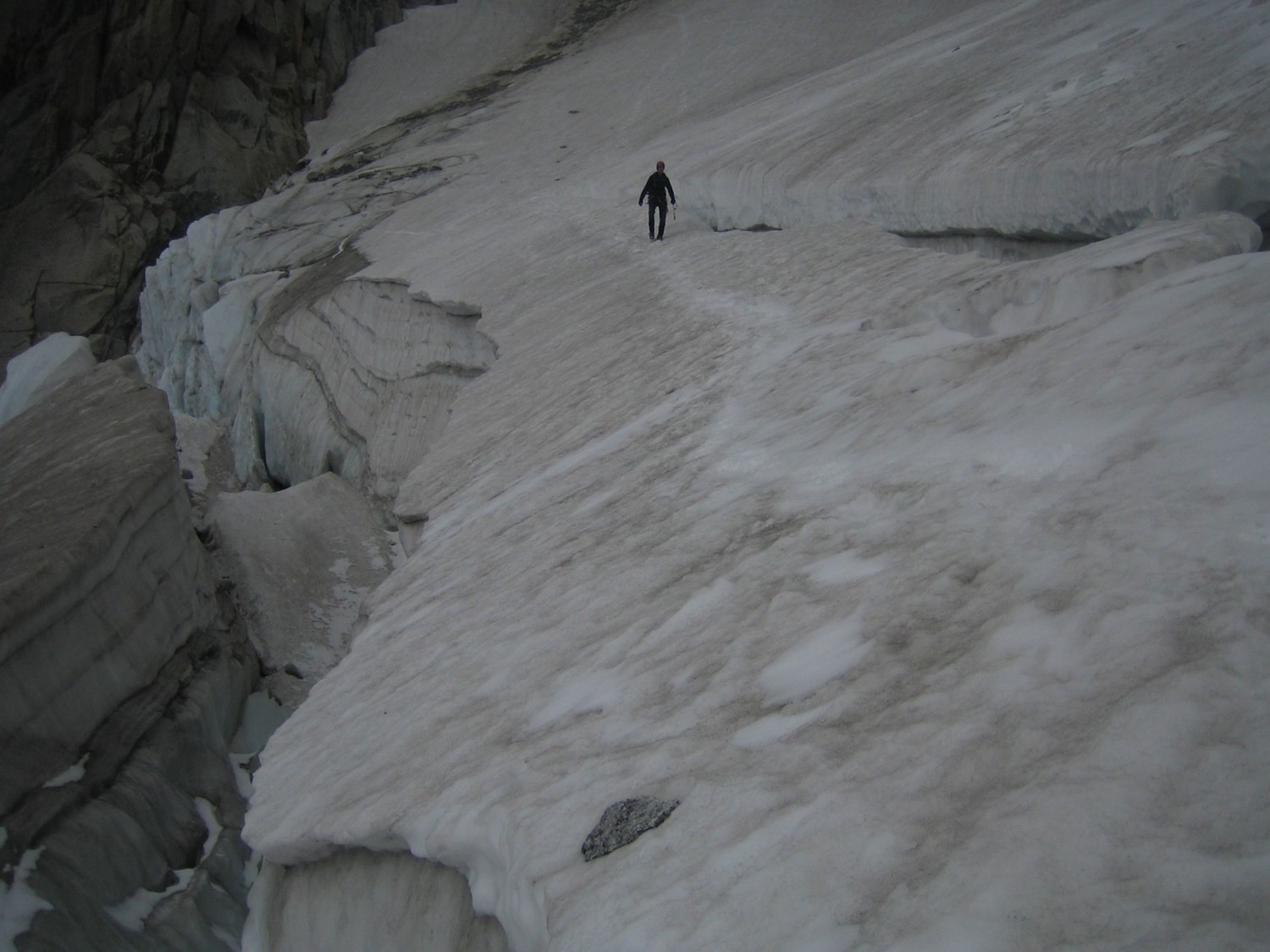 partie supérieure du glacier des Nantillons