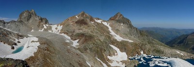 Pic Jean-Arlaud, Col des Gourgs Blancs, Pic Gourdon, Pic des Spijeoles Pic Jean-Arlaud, Col des Gourgs Blancs, Pic Gourdon, Pic des Spijeoles