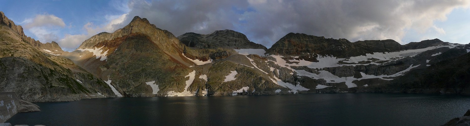 Les sommets au S du Lac du Portillon