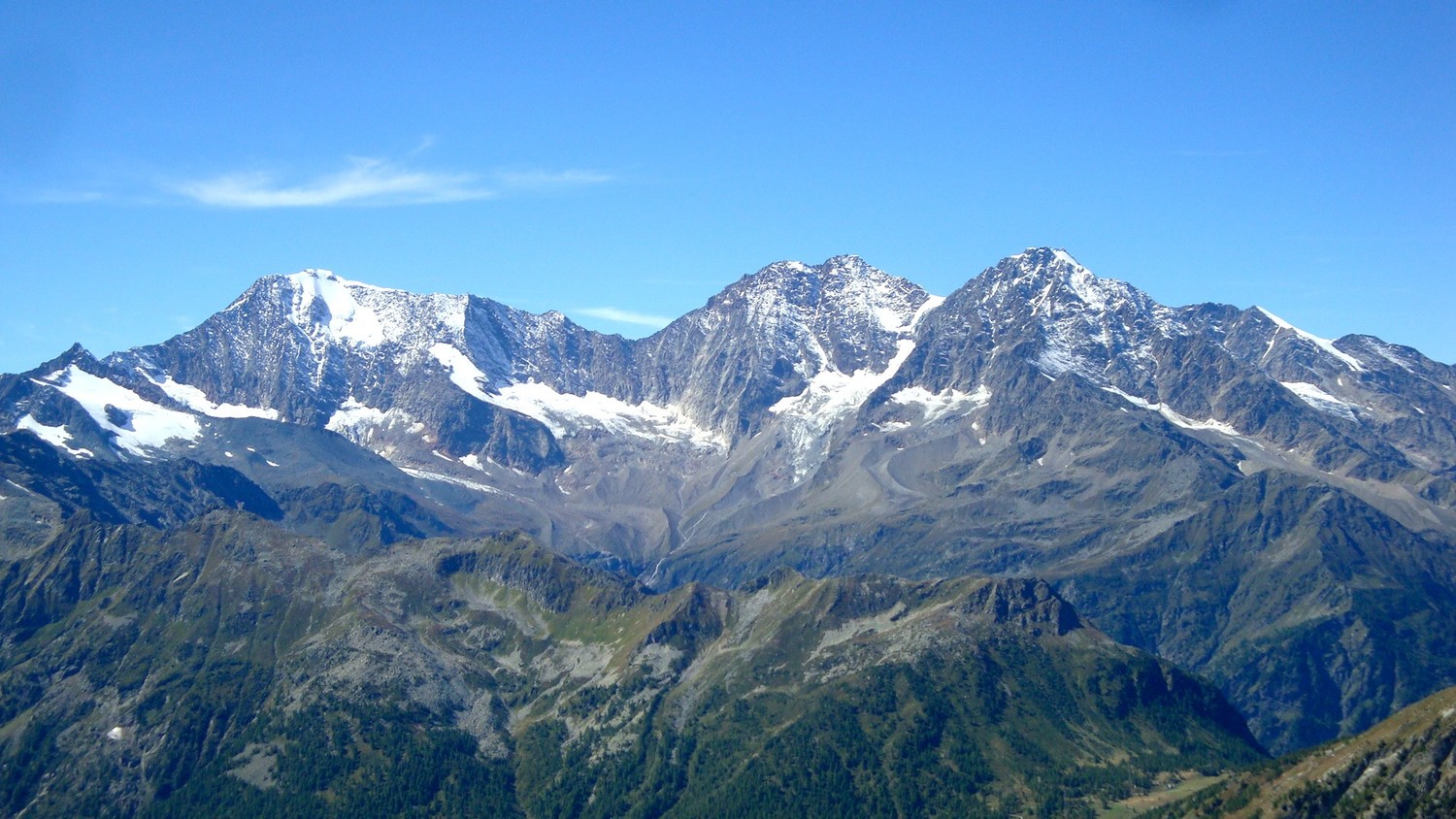 Camoscella: Weissmies; Lagginhorn; Fletschhorn