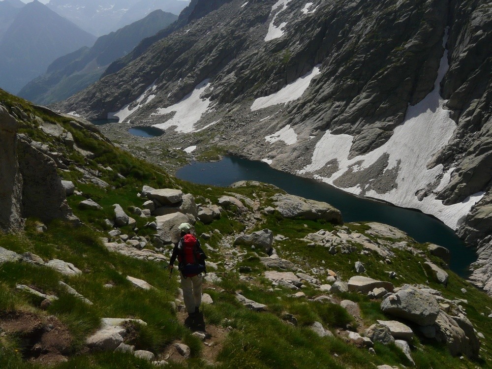 Descente sur les lacs de Mulleres