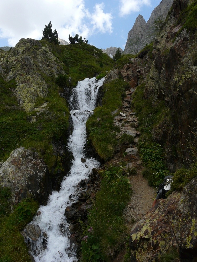 Descente du vallon de Mulleres
