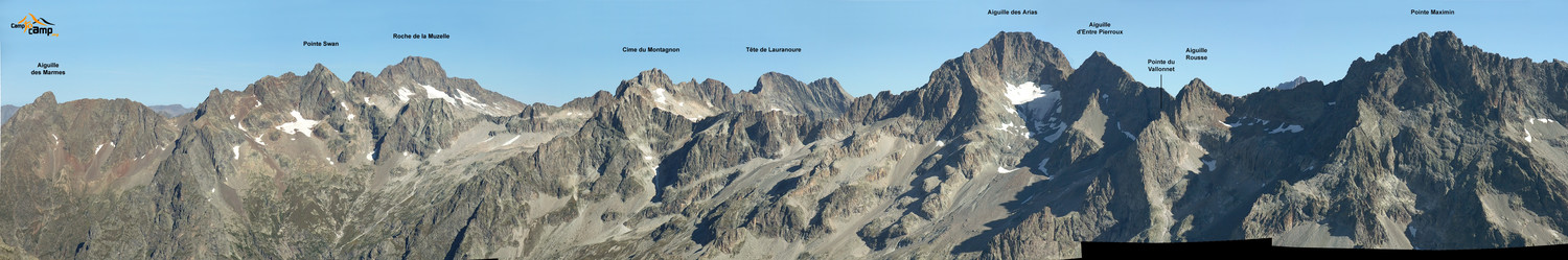 Panorama au N du Pic Turbat