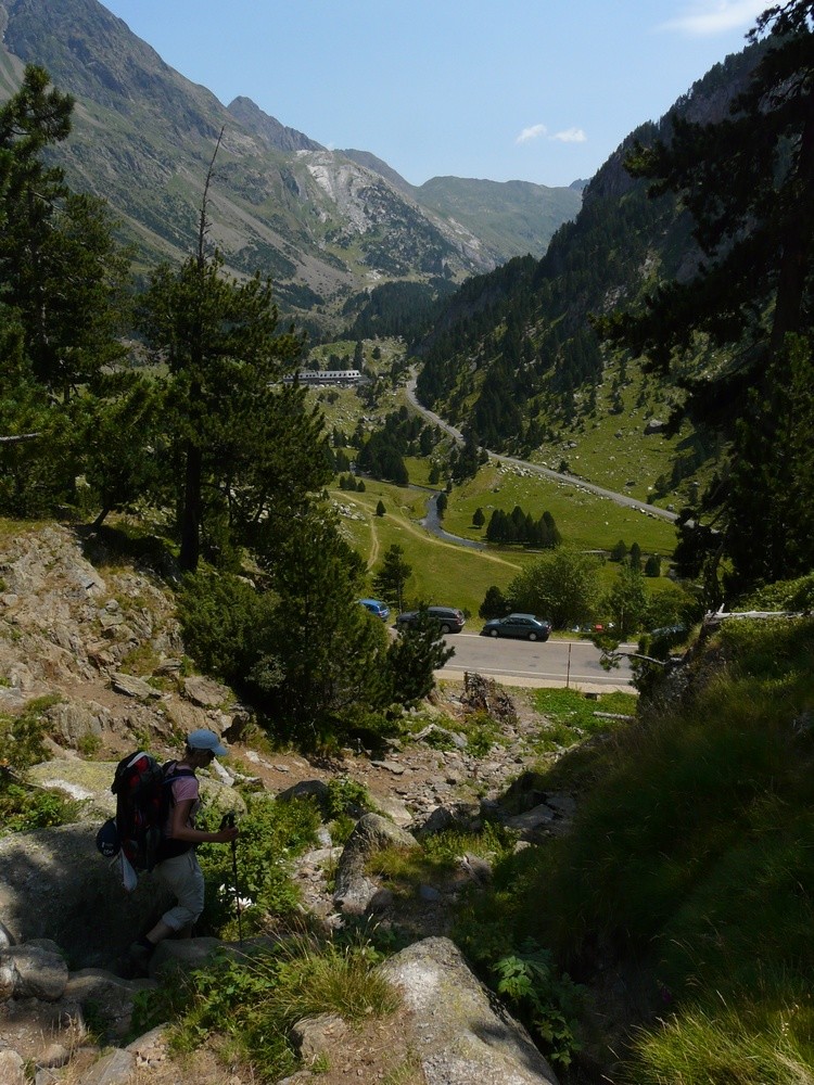Arrivée au dessus de Benasque