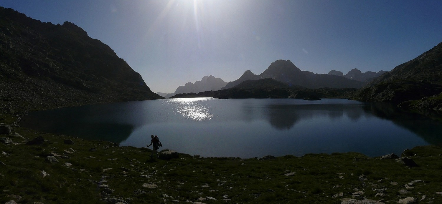 Au bord du lac de Rius