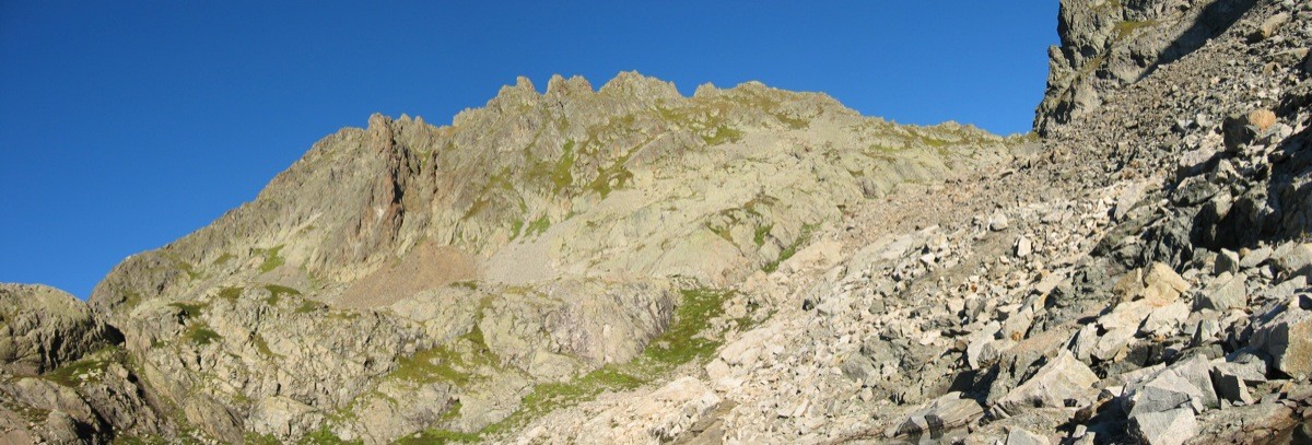 Arête de descente de l'Ifala