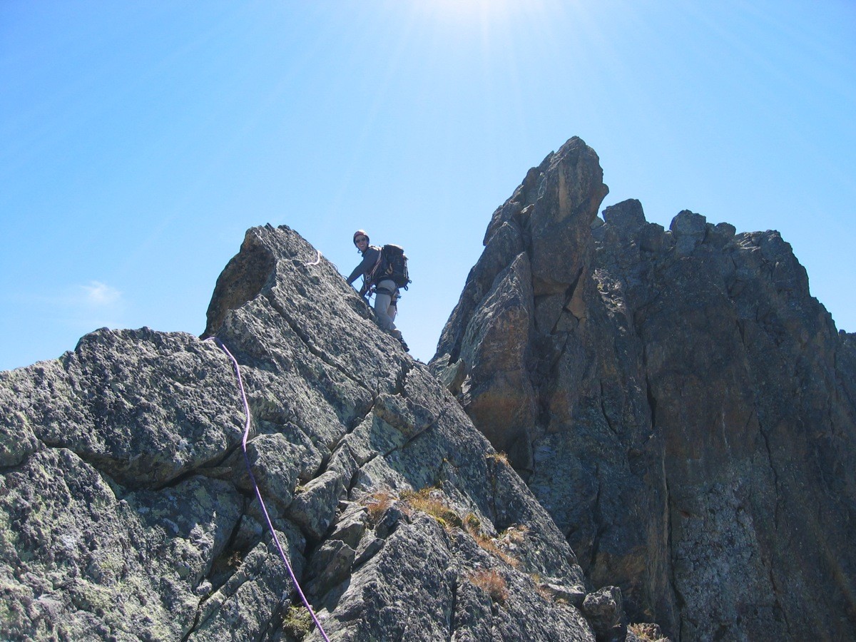 Près du sommet de la Pointe Vouilloz