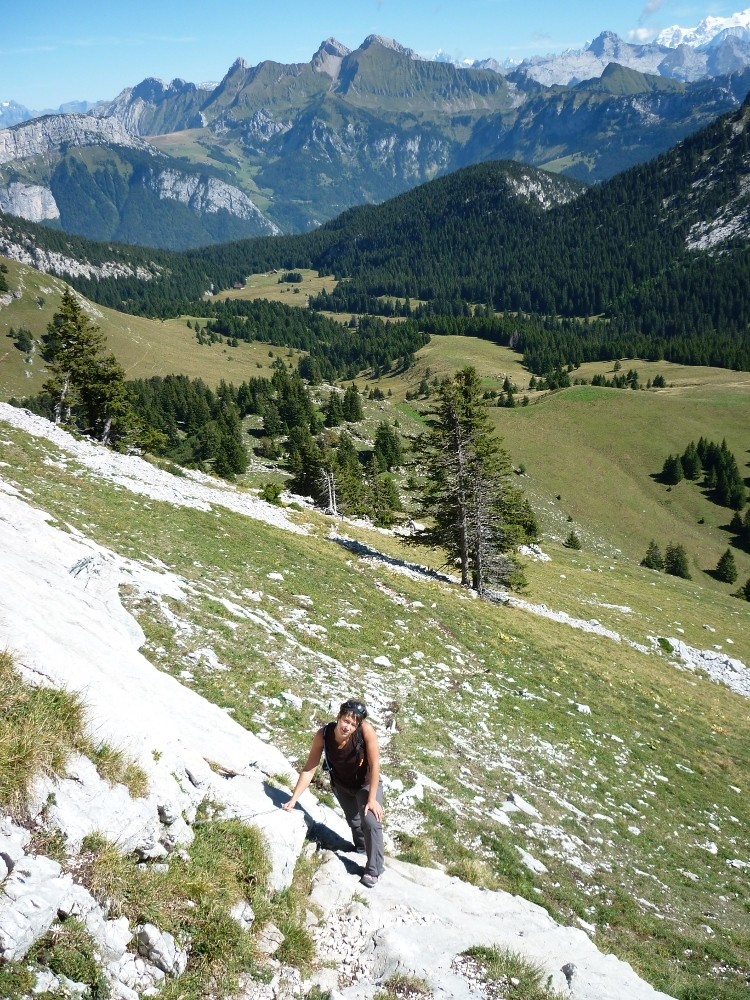La petite dalle sous le sommet