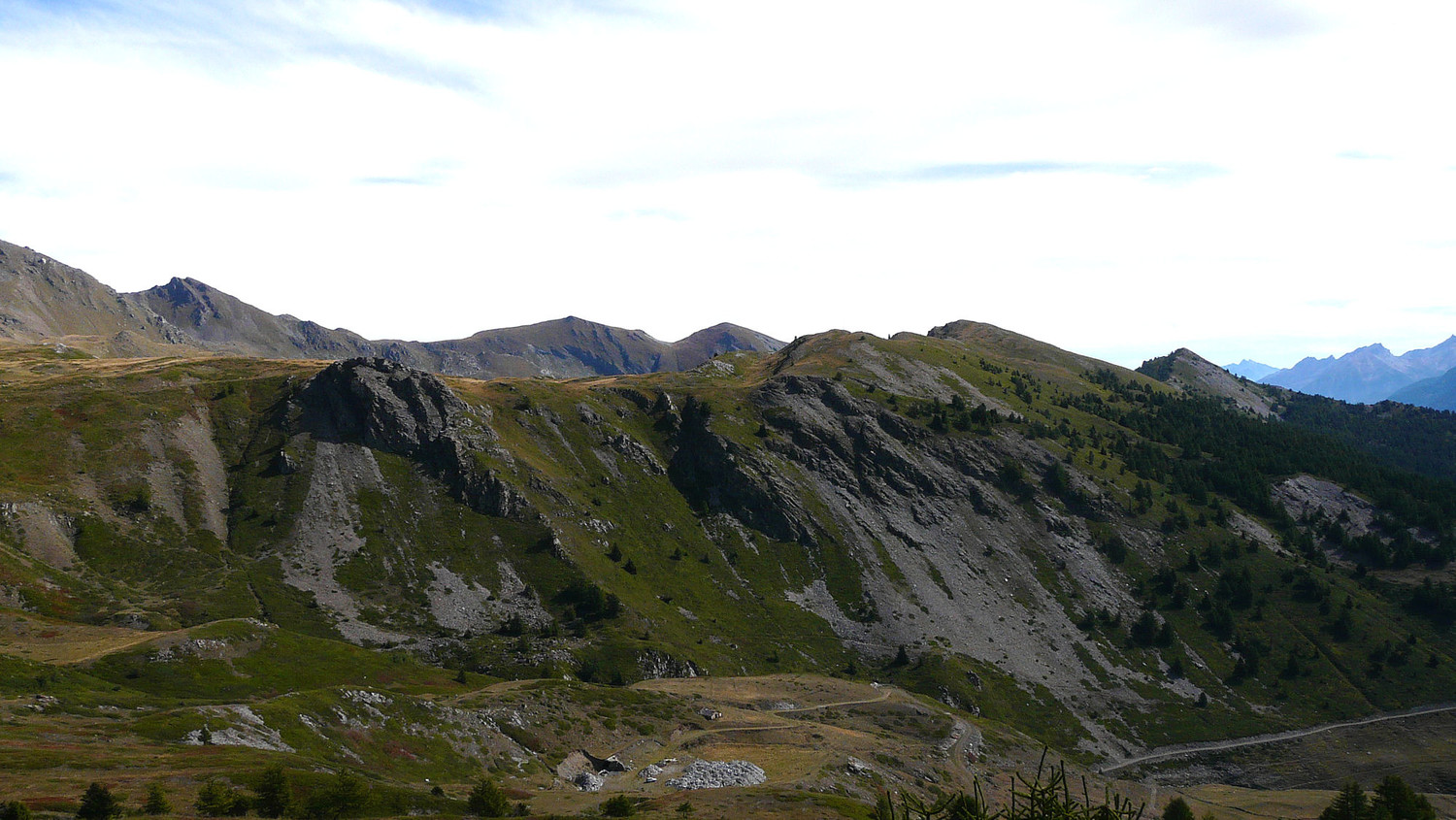 Becca France (val d'Aoste), le sommet au bout de la crête