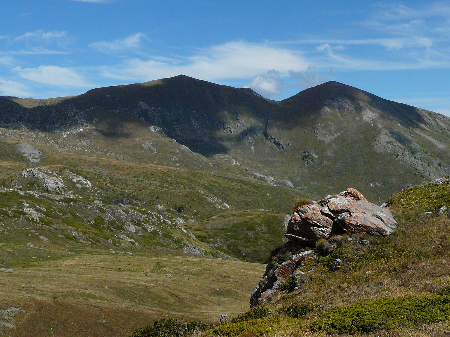 Pointe de Chaligne à gauche et de Metz à droite (Vallée d'Aoste)