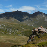 Pointe de Chaligne à gauche et de Metz à droite (Vallée d'Aoste)