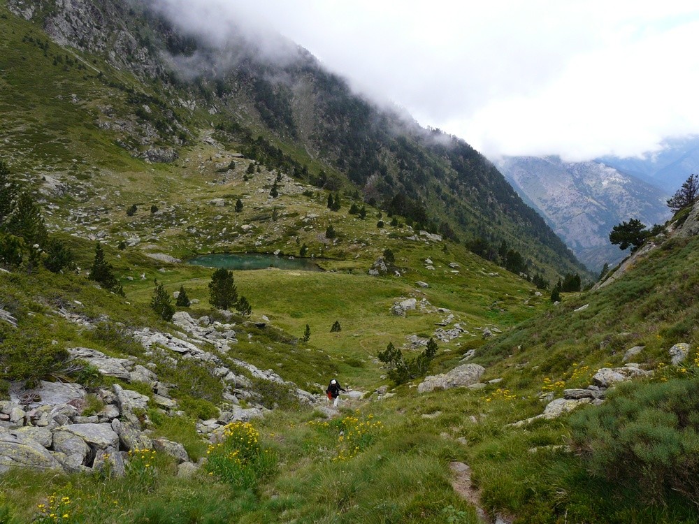 Au dessus du lac Bassa de Sobriu