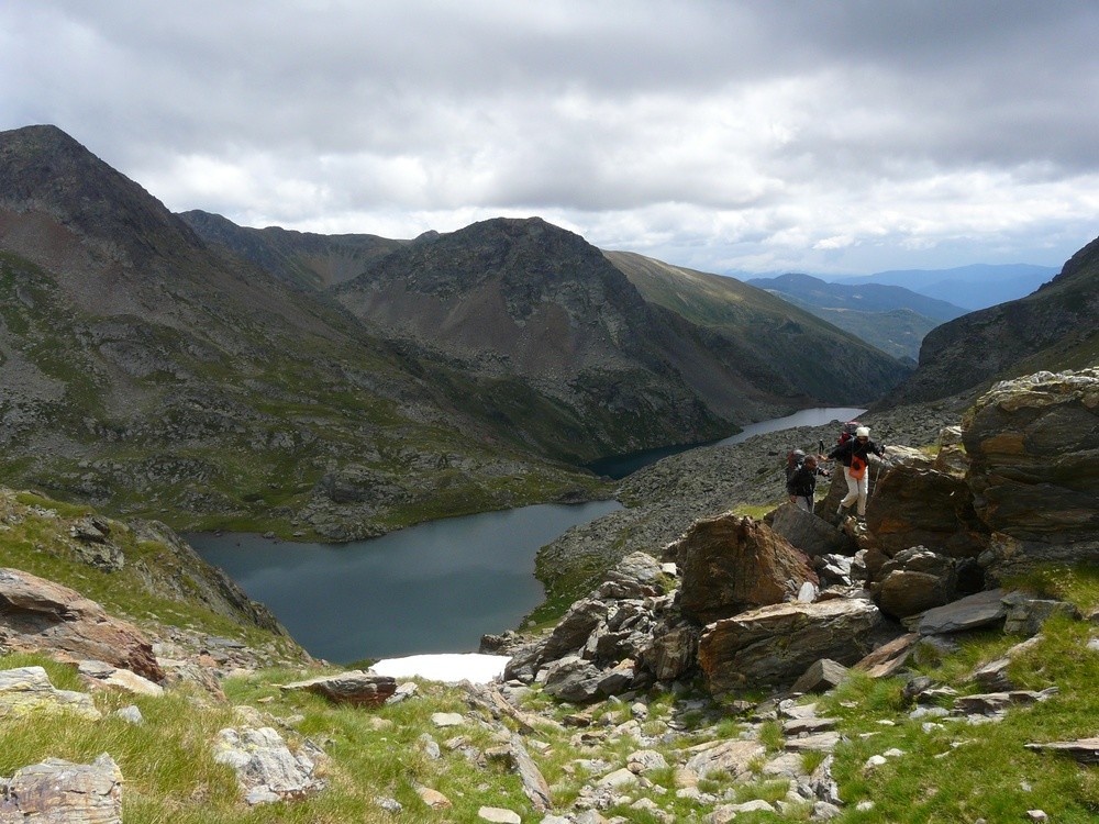 Au dessus du lac de Calbarante