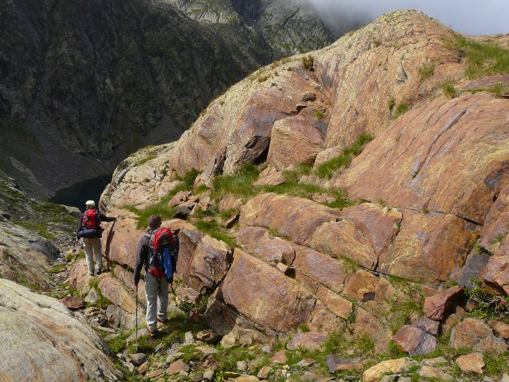 Descente sur le lac Dalt de Gallina