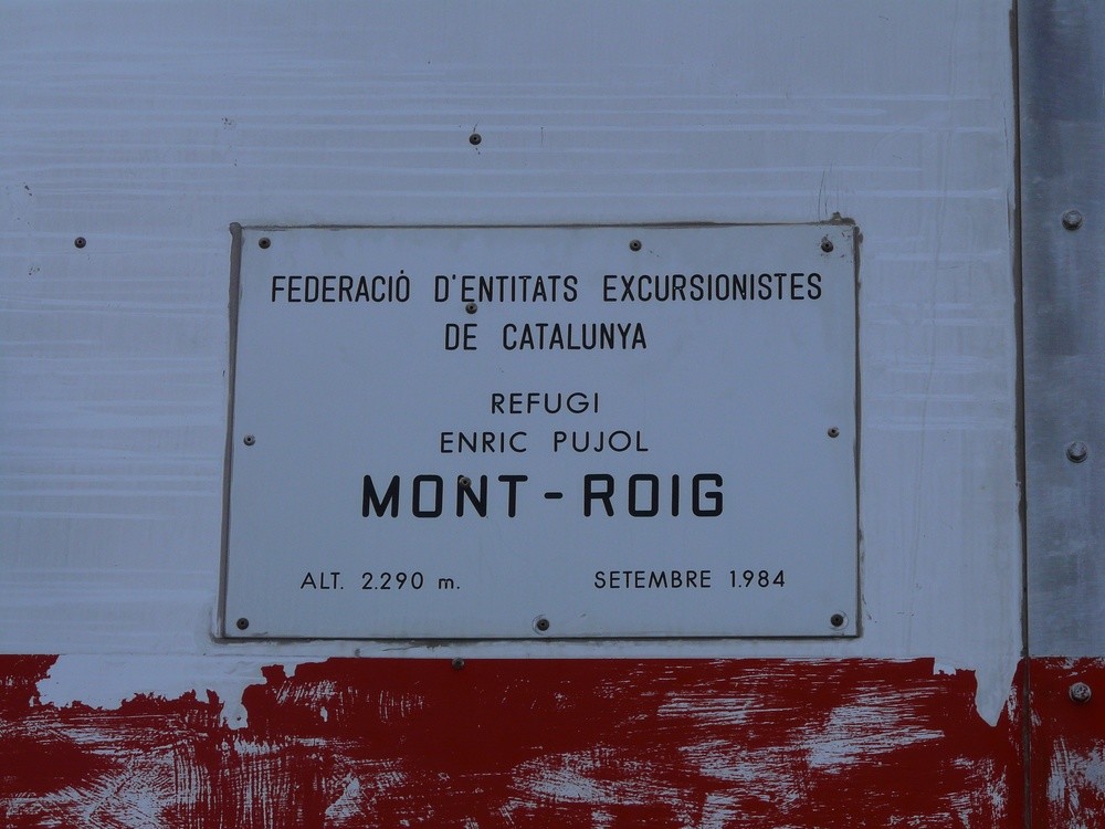 Refuge Mont-roig Enric Pujol