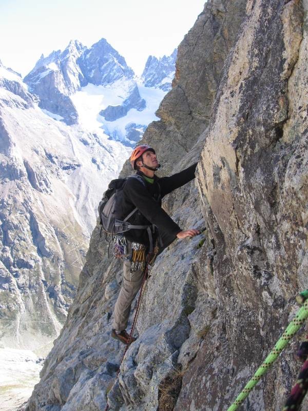 Alain à l'Aiguille de la Gandolière