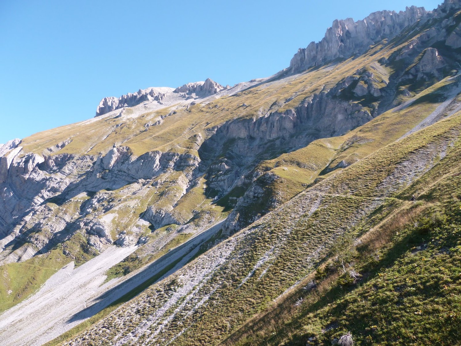 Traversée entre les barres