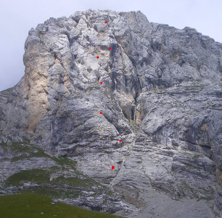 Pointe Blanche, Aravis, face Sud, Carnaval du doute