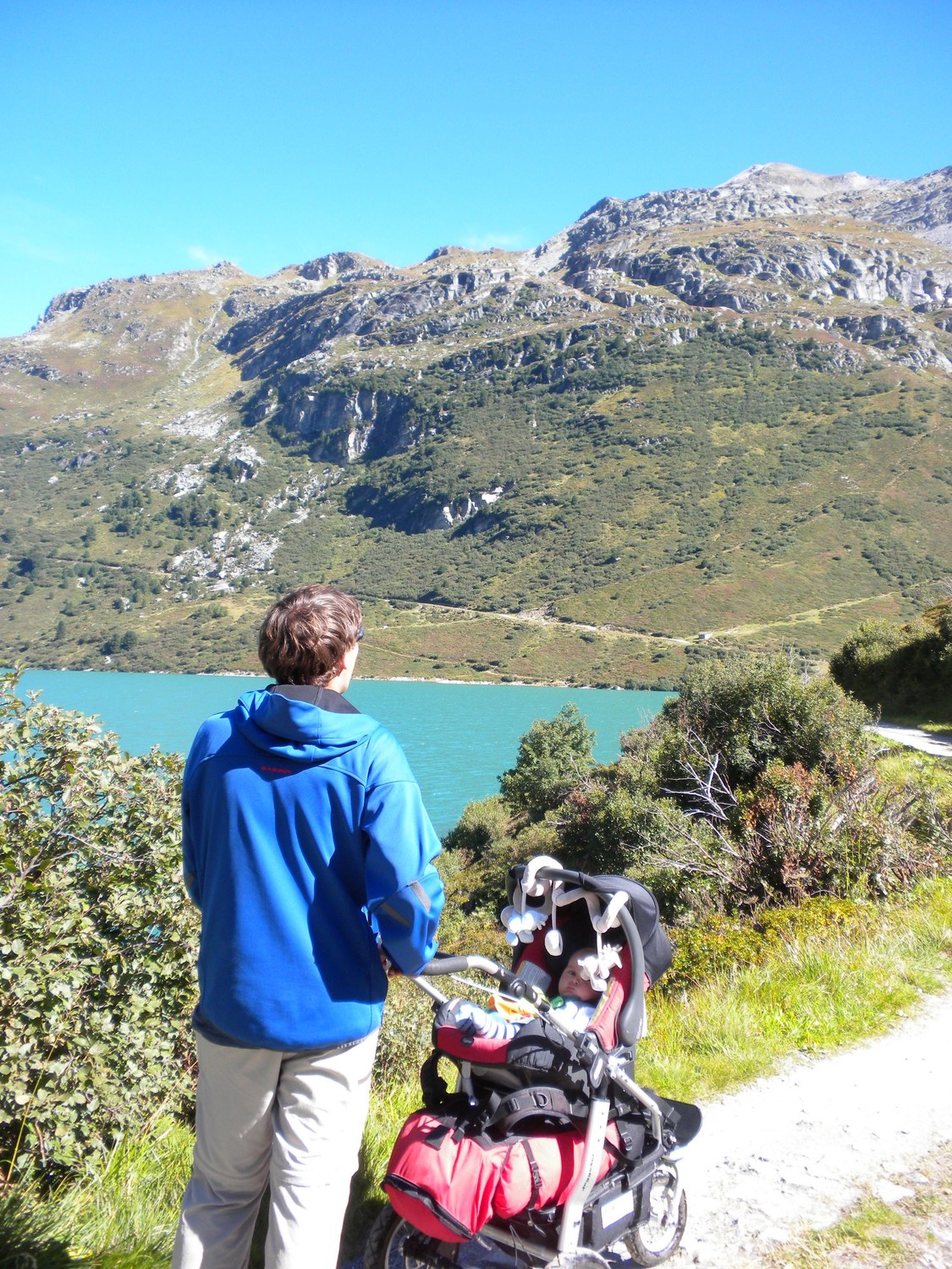 Au retour le long su Zervreilasee