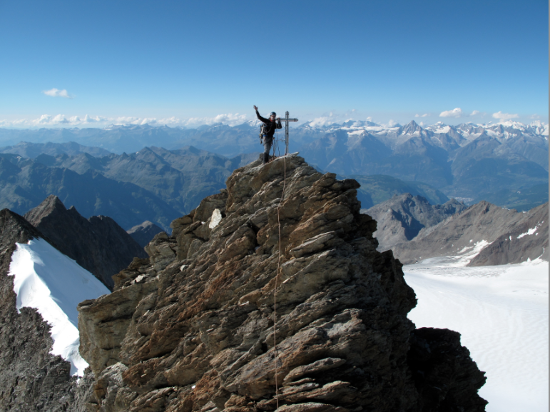 Au sommet du Nadelhorn