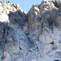 couloir de "gauche" sous la pointe Astorg (à G, se voit pas trop)