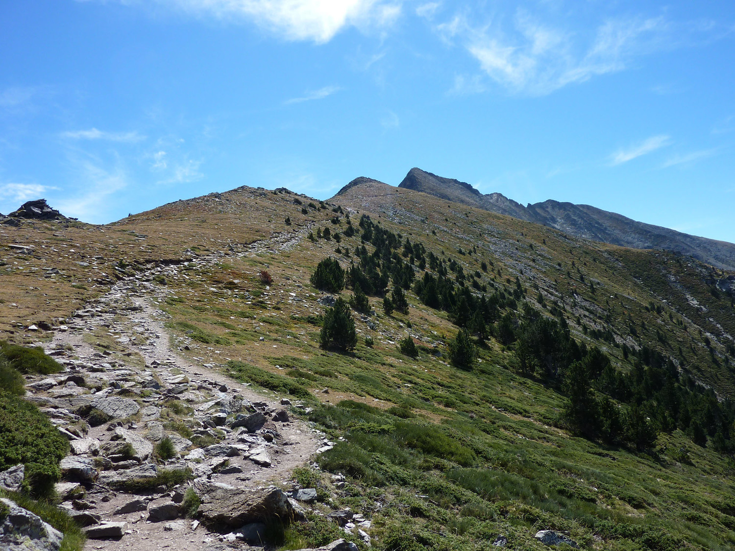 Voie classique du Canigou depuis les Cortalets