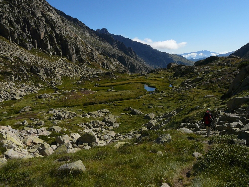 Vers le plat des orris du Cortal