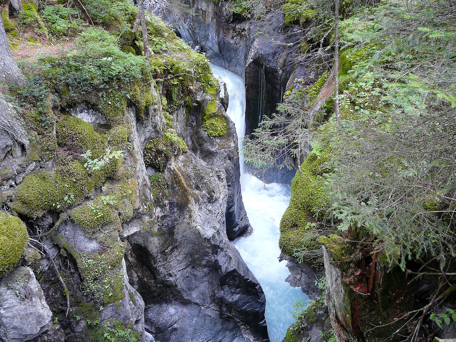 Le Bon Nant au fond de sa gorge
