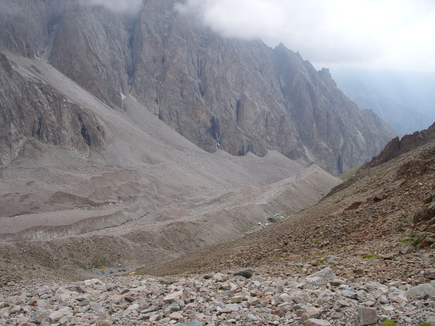 Vue sur le refuge