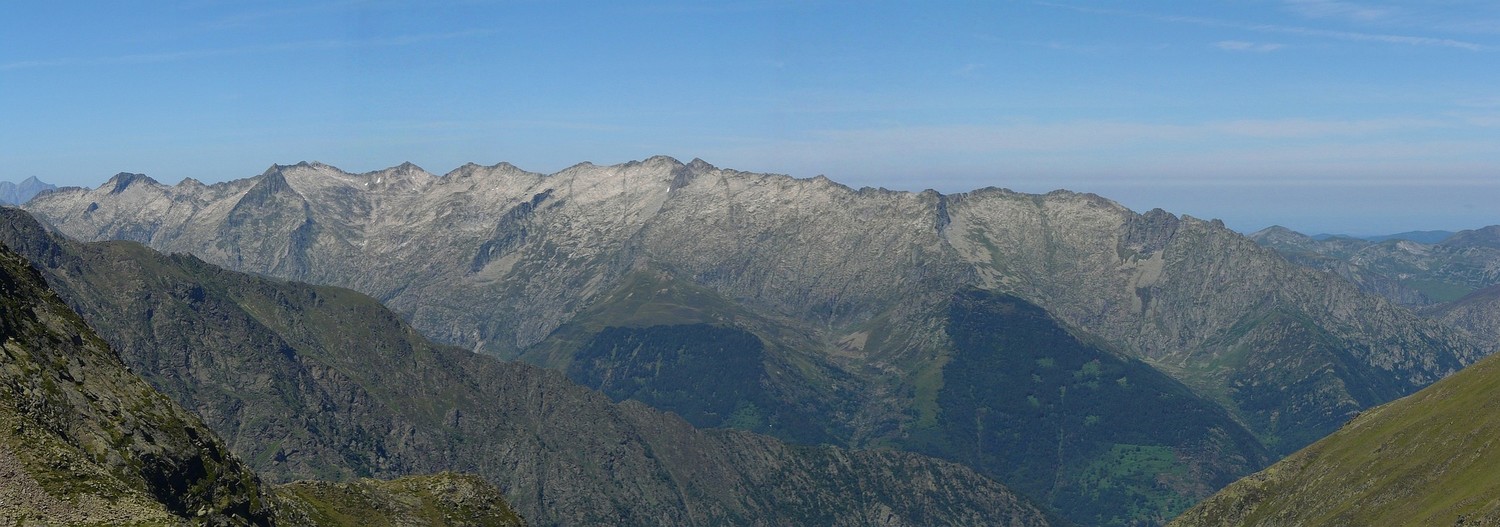Les sommets de la vallée de l'Artigue