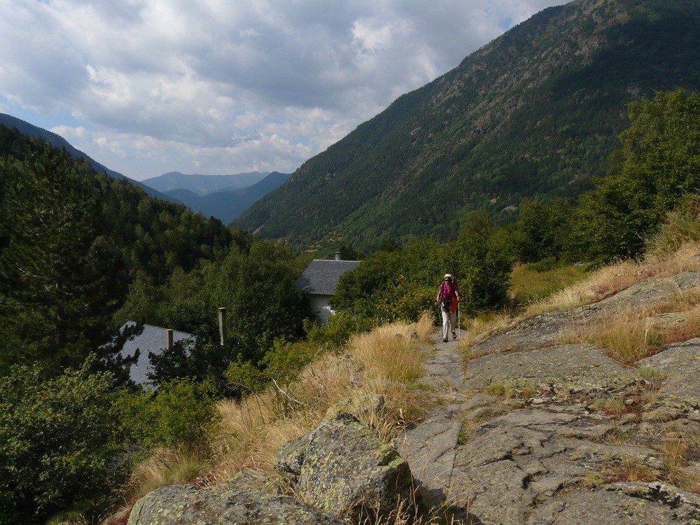 En route vers le vallon de Sorteny