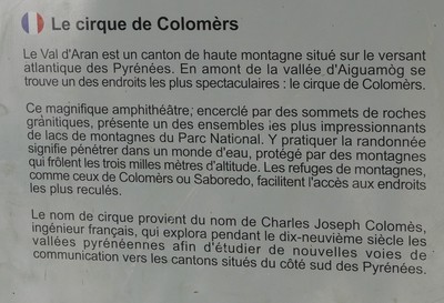Le cirque de Colomèrs Le cirque de Colomèrs