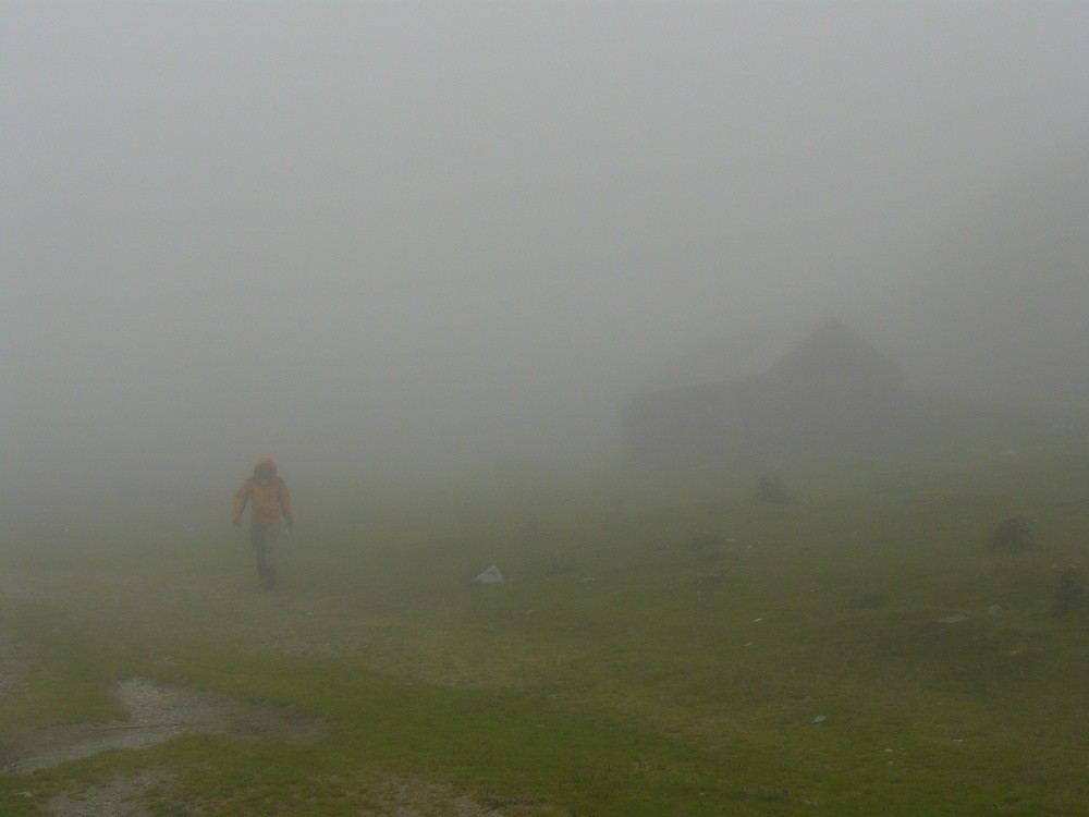 Brouillard sur la cabane Ull de Garona