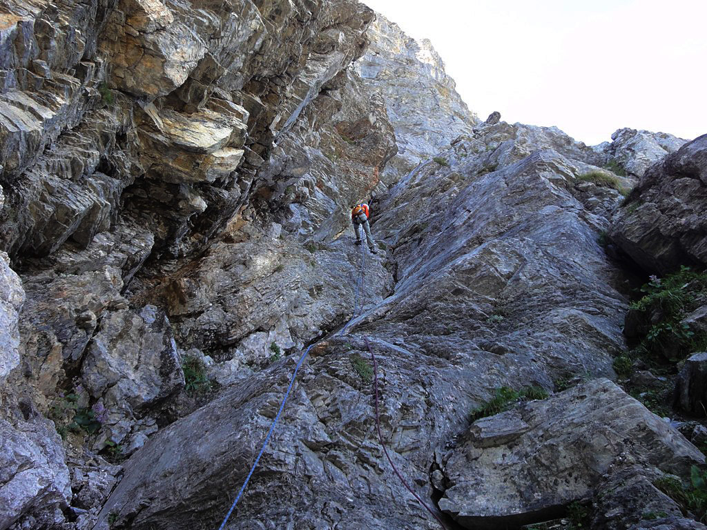 Descente du Tallistock par le Naht