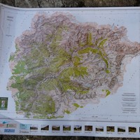 Carte d'Andorre, mise à libre disposition dans les cabanes